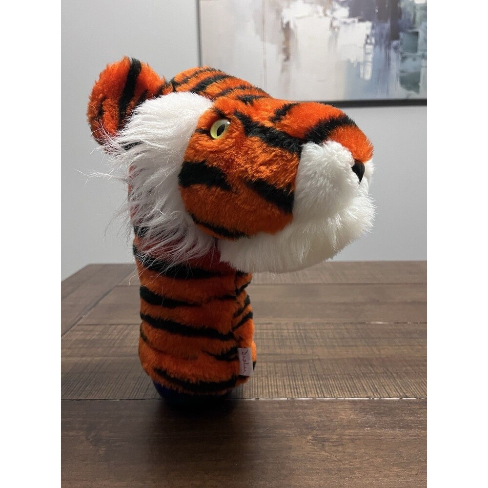 Daphne's Tiger Golf Driver Headcover "Frank" Tiger Woods Faux Fur Plush 460cc